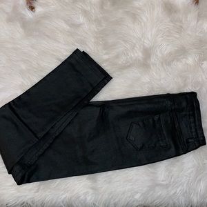 faux leather pants, slim fit, smoke free home, new w/ tags